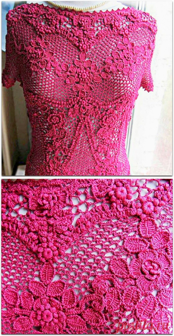 Мастерица вяжет умопомрачительные вещи в технике ирландского кружева | Paradosik_Handmade | Яндекс Дзен