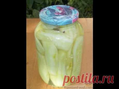 Консервация.Тёщины язычки из переросших огурцов на зиму