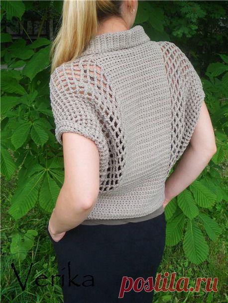 Необычная кофточка - Все в ажуре... (вязание крючком) - Страна Мам