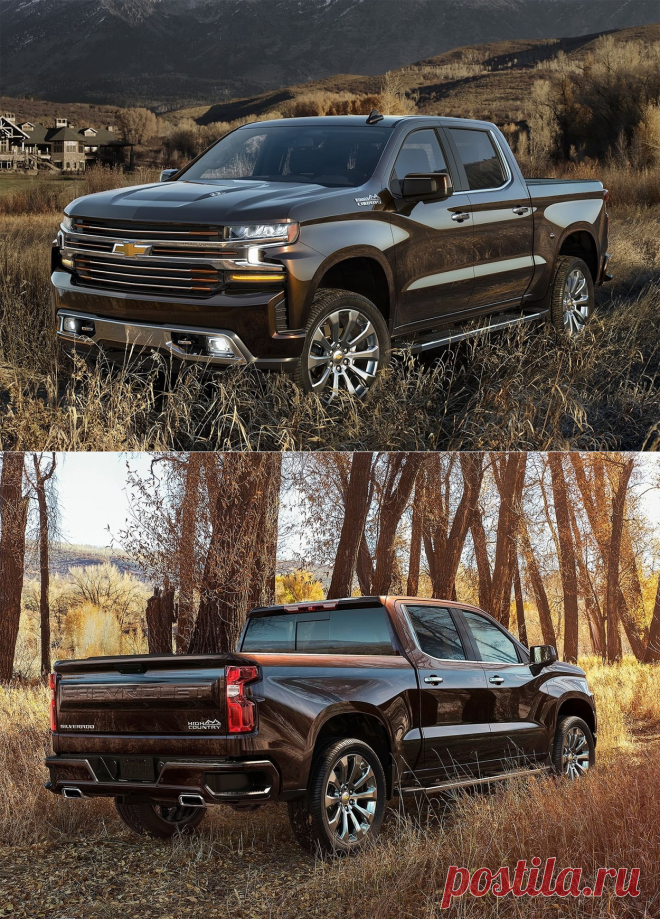 Chevrolet Silverado 2018-2019 фото видео, цена комплектации Шевроле Сильверадо | отзывы владельцев авто