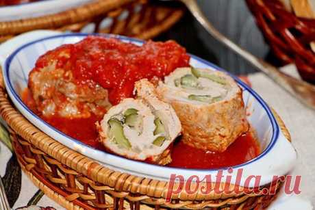 Крученики в томатном соусе — Домашняя кулинария