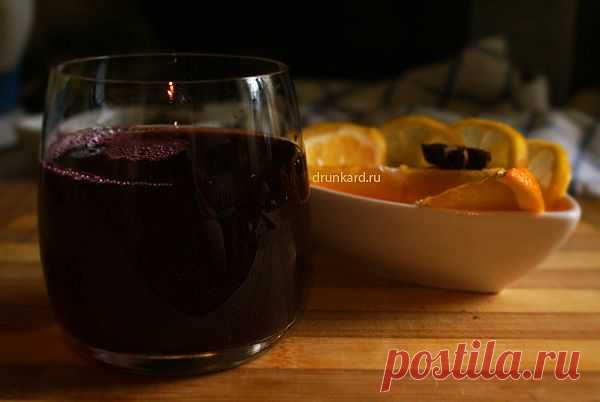 Апельсиновый компот с черноплодной рябиной « Пьяный повар