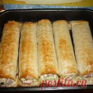 Закуска из тонкого грузинского лаваша
