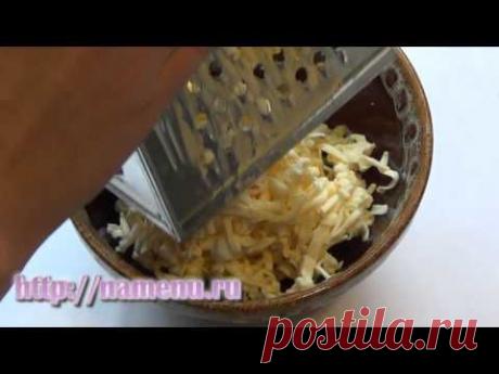 Салат в виде козы на Новый год 2015