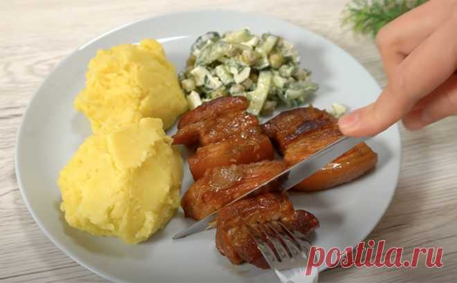 Жарим самое простое сало как мясо. Выходит дешевле сосисок и вкуснее стейка