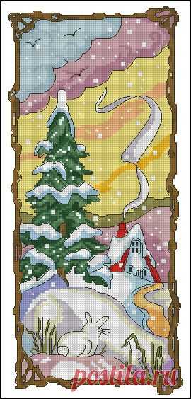 Gallery.ru / Panel winter - Дизайны для наборов для вышивания - tani211