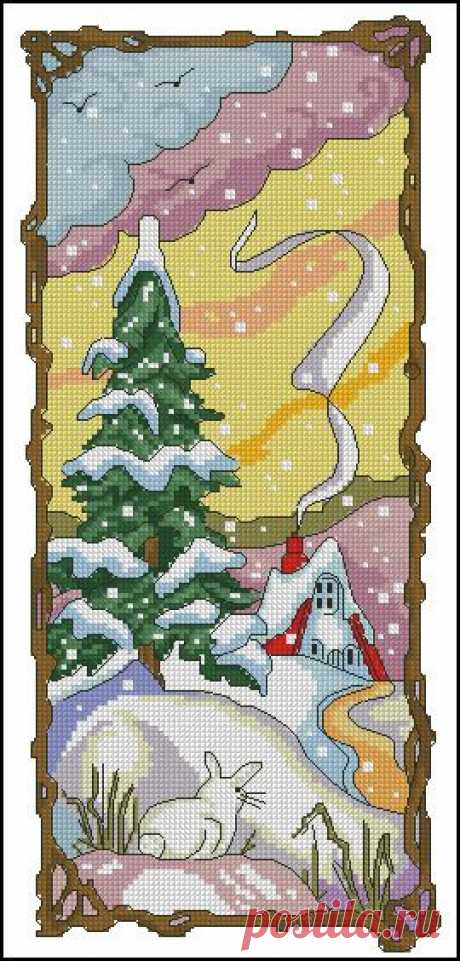 Gallery.ru / Panel winter - Дизайны для наборов для вышивания - tani211