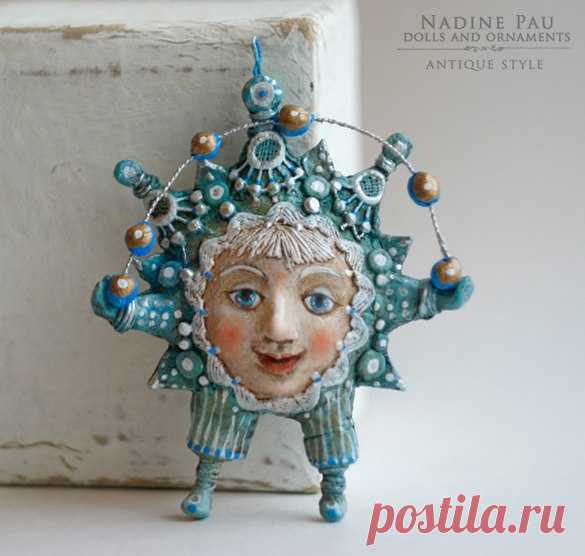 Коллекционные ёлочные игрушки художника Надежды Шахристенберг (nadinepau)