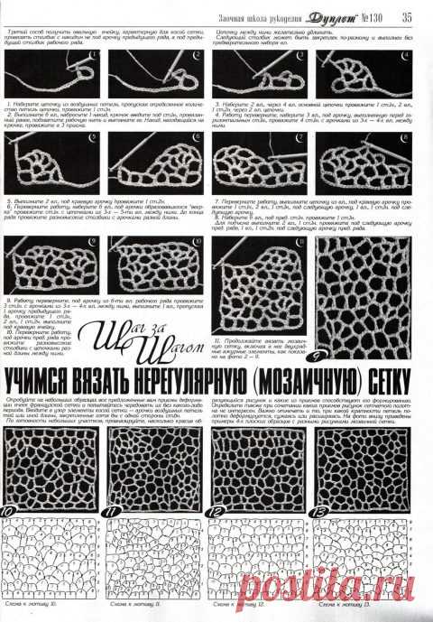 Ирландское кружево, подборка схем вязания, мастер-классов и красивых моделей