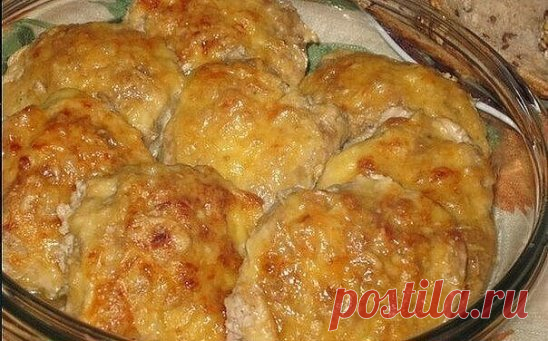 Запеченные котлетки 