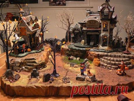 Диорамные интерьерные композиции на Хэллоуин - Planetalsad