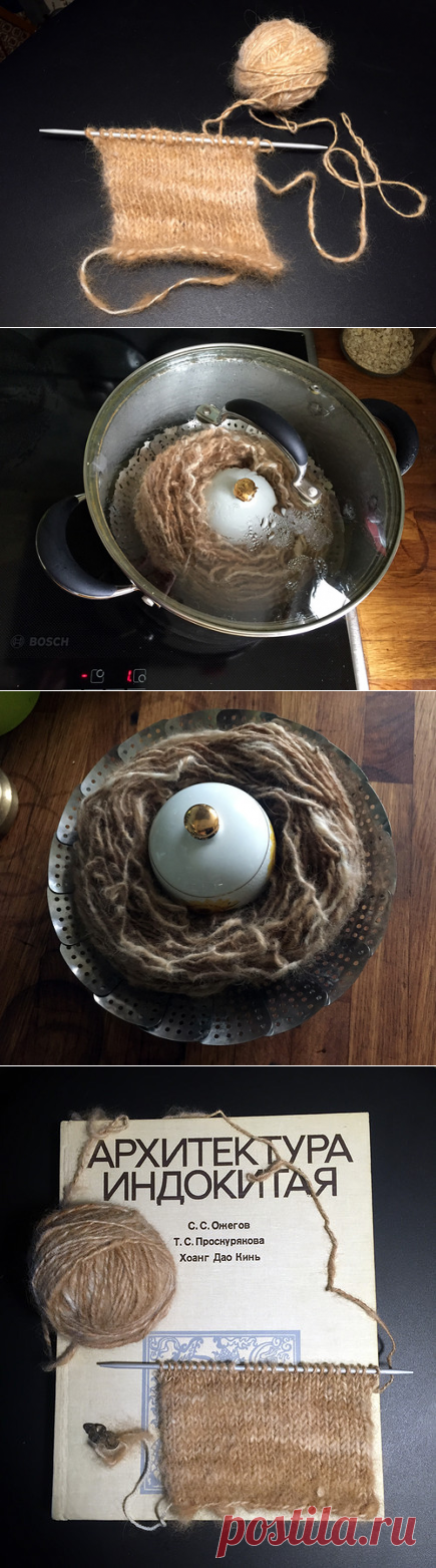 Пряжа косит. Можно ли это исправить? - МАНИЯ ВЯЗАНИЯ