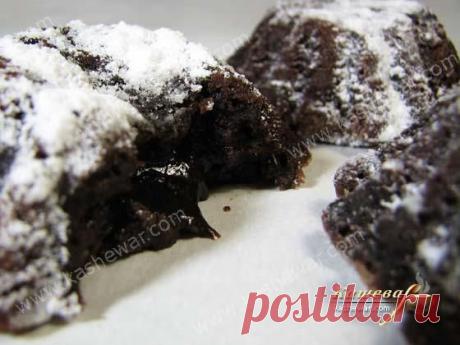 Шоколадный фондан.