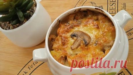 Жаркое в горшочках а-ля "Жюльен". Сливочное жаркое с грибами и курицей | Неправильная Мама | Пульс Mail.ru Жаркое в горшочках