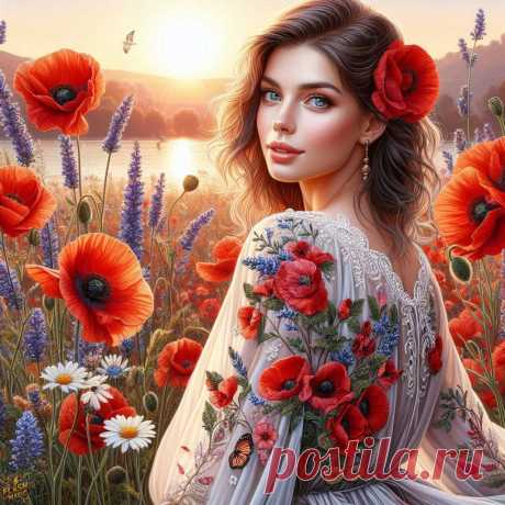Мир красоты и гармонии. Тема "Женщина и природа" ART by Flash Magic