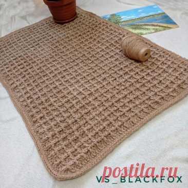 Коврик крючком