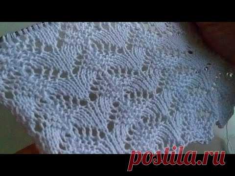 Вы не разочаруетесь! Это Супер ажурный узор спицами для летних пуловеров! Подходит для тонкой пряжи!