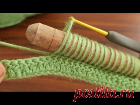 Интересный способ вязания крючком