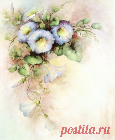 Цветочная нежность в картинах Sonie Ames...