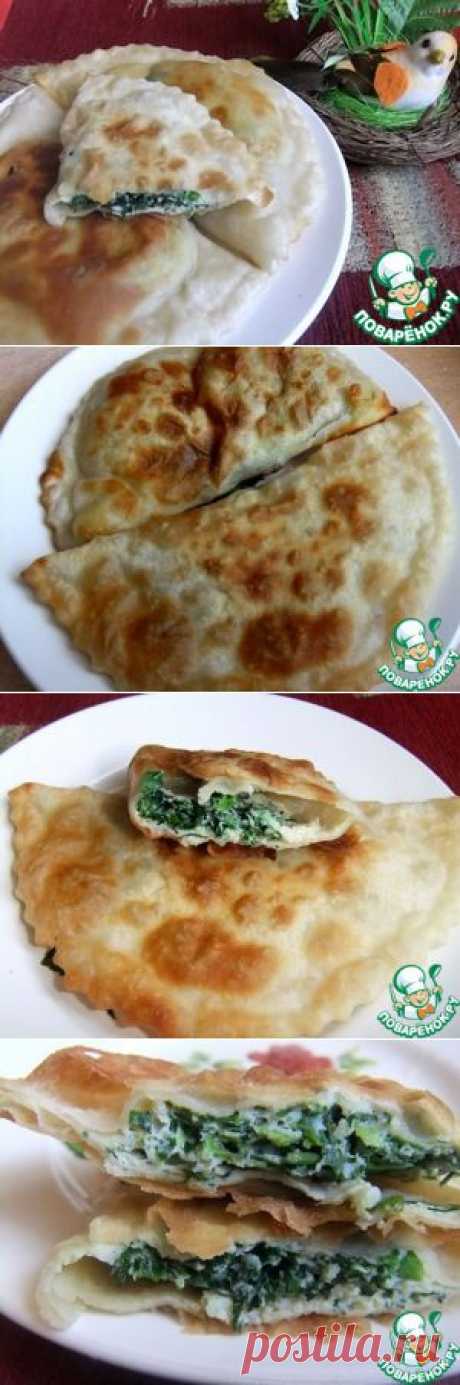 &quot;Зеленые&quot; чебуреки - кулинарный рецепт