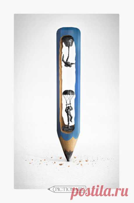 Pictionary Pencils 2010 on Behance
Это скульптура из грифеля