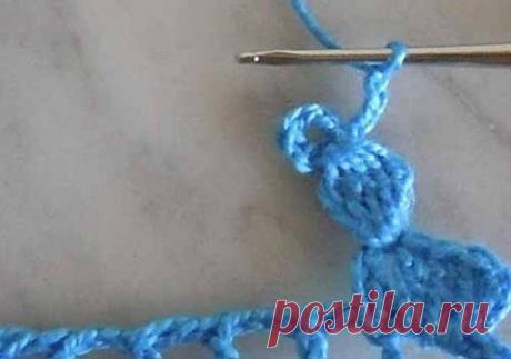 Кайма с цветами: небольшой мастер-класс в картинках.