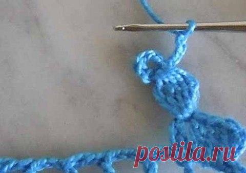 Кайма с цветами: небольшой мастер-класс в картинках.