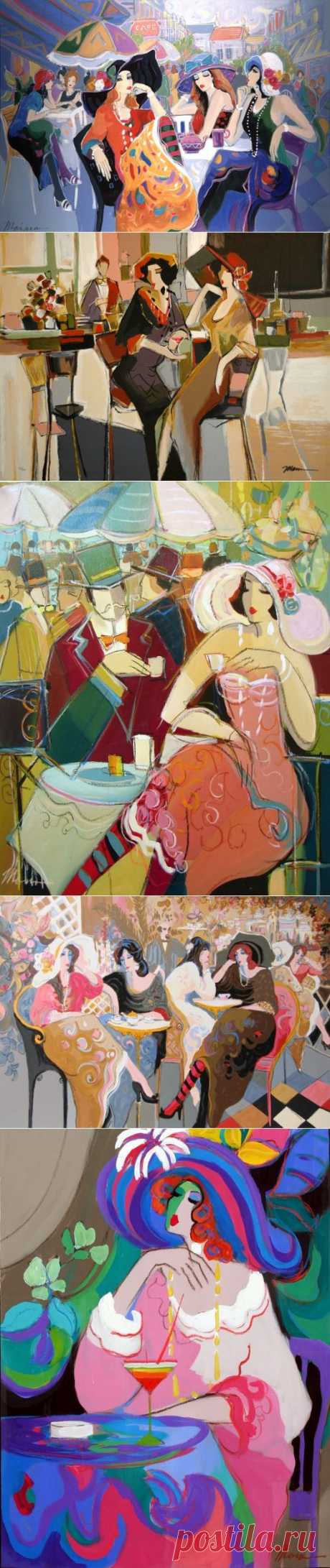 Вспыхнули звуки блюза... Художник Isaac Maimon (р.1951).