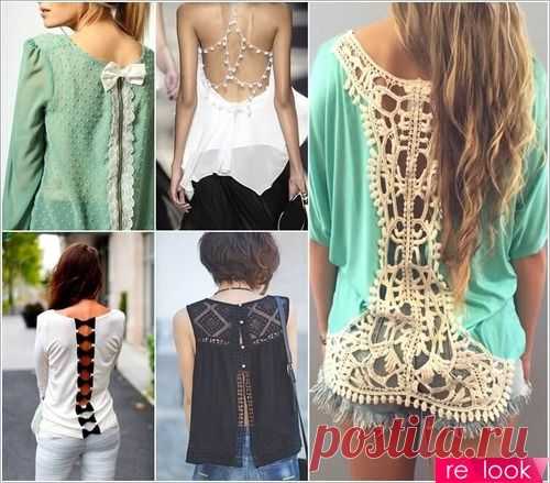 Красота на обороте: способы декора нарядов со спины