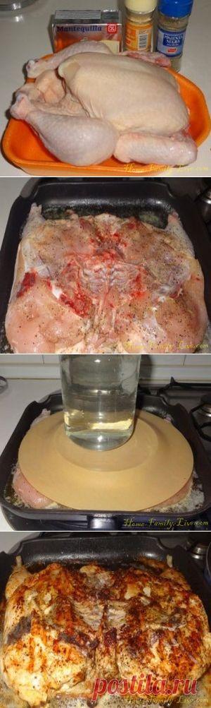 Цыпленок табака - пошаговый рецепт с фотоКулинарные рецепты