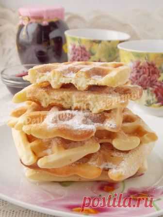 Вафли на сметане