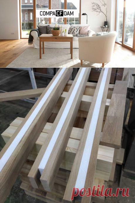 COMPACFOAM® в производстве деревянных окон высоко энергосберегающих