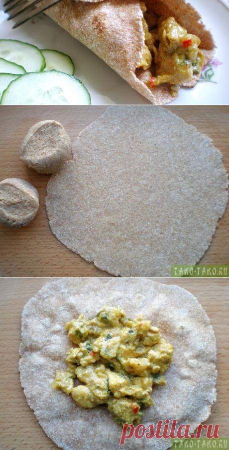 Индийская кухня - Чапати — пошаговый рецепт с фото