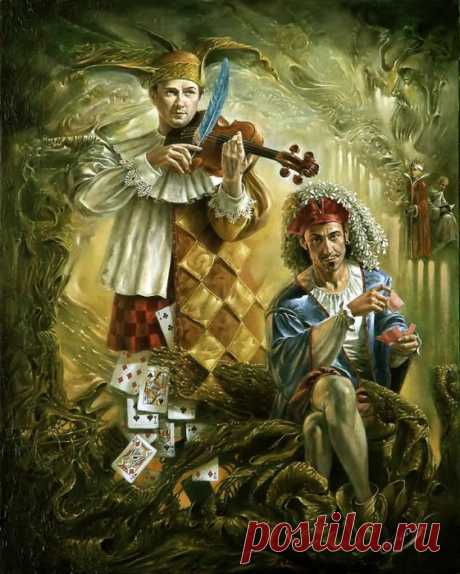 Illusions of Absurdity. Fairness of Bluff, Michael Cheval (Михаил Хохлачев), арт галерея живописи. Страница get.