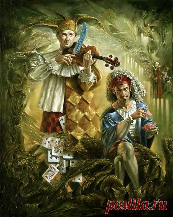 Illusions of Absurdity. Fairness of Bluff, Michael Cheval (Михаил Хохлачев), арт галерея живописи. Страница get.