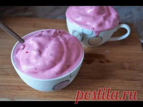 Вишнёвый смузи десерт из замороженной  вишни/Cherry smoothies