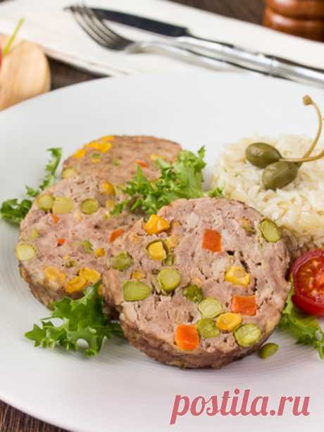 Рецепт мясного рулета "Конфетти" на Вкусном Блоге