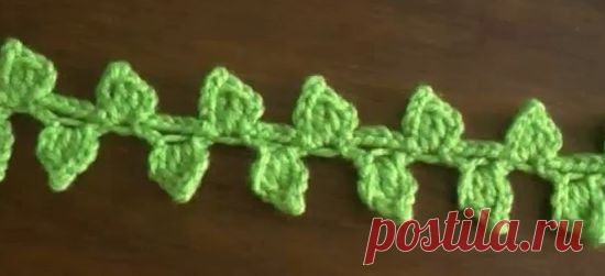 Декоративный шнур "листочки".