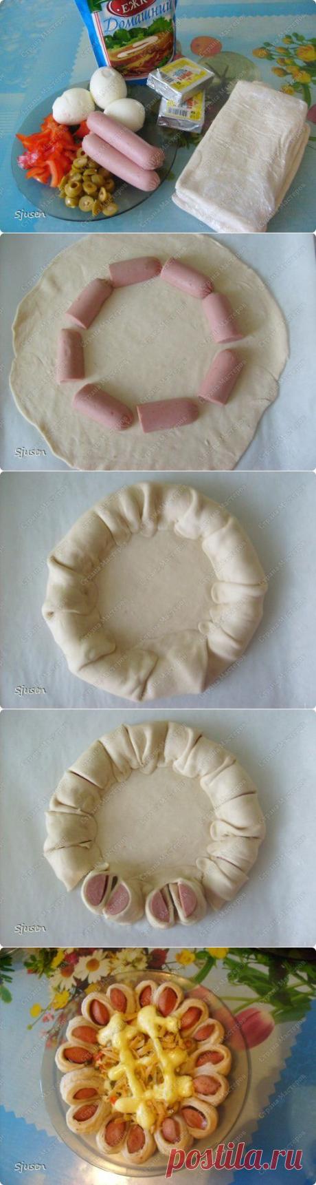 Пицца-цветочек
