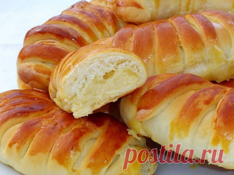 Булочки с заварным кремом — Домашняя кулинария