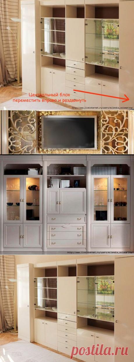 Как переделать советскую стенку: идеи перекраски.