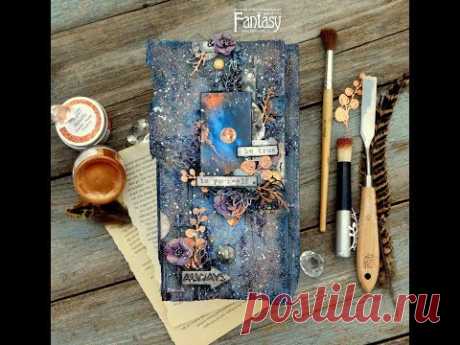 Mixed media wooden panel. Tutorial / Мастер-класс по созданию панно. Микс медиа. - YouTube