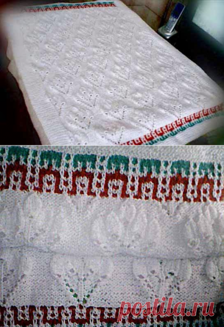 Детский вязаный плед | Уют и тепло моего дома