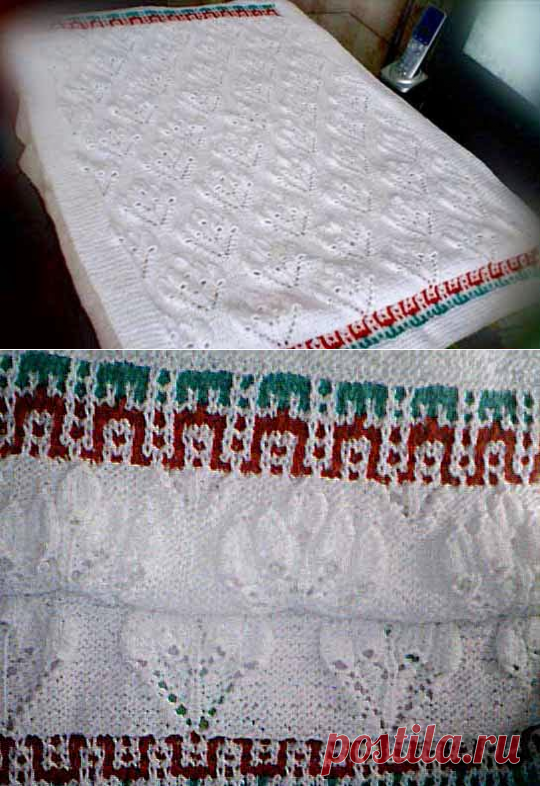 Детский вязаный плед | Уют и тепло моего дома