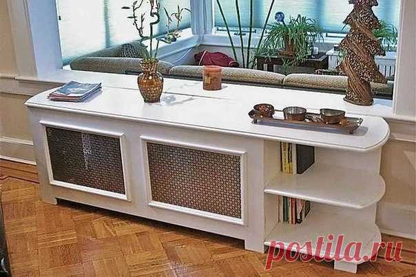 Как красиво спрятать батарею