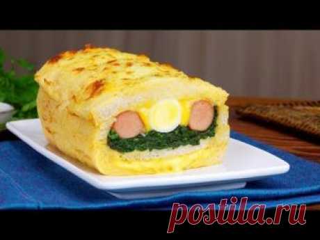 Пирог Из Хлеба На Скорую Руку. Сытный И Очень Простой Рецепт.