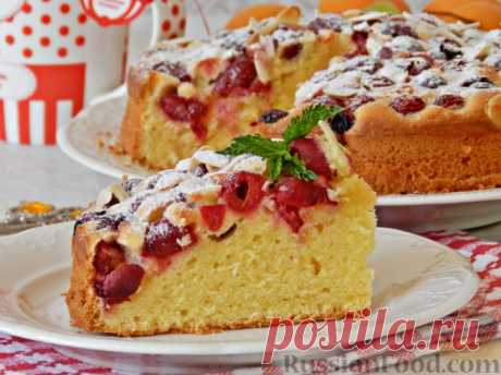 Рецепт: Венский пирог с вишней на RussianFood.com