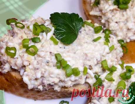 Закуска из рыбных консервов – кулинарный рецепт