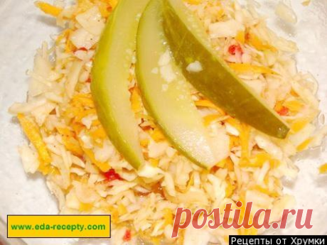 Салат "Медовый" из капусты с морковью и уксусом