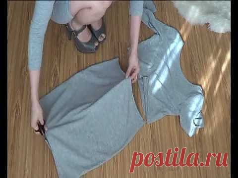 Переделка строгого платья (видео мастер-класс) / Платья Diy /